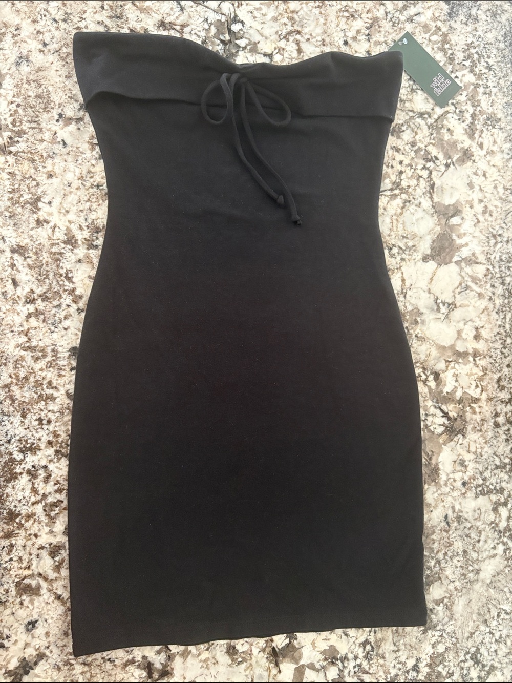 Wild Fable Strapless Black Bodycon Dress